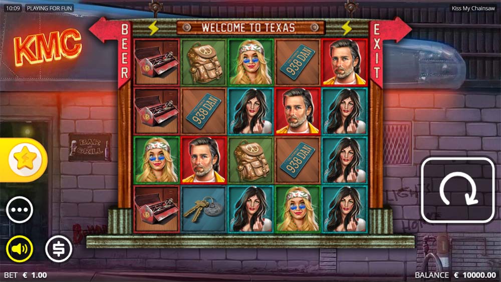 Kiss My Chainsaw Slot Reels