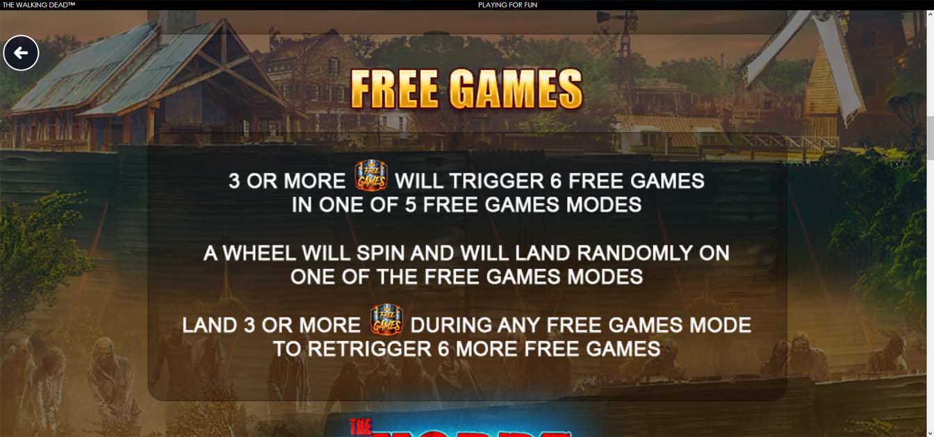 The Walking Dead Slot Free Games