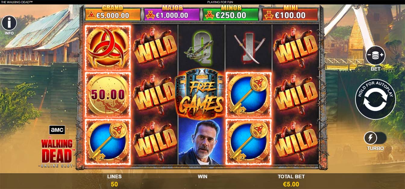 The Walking Dead Slot Reels