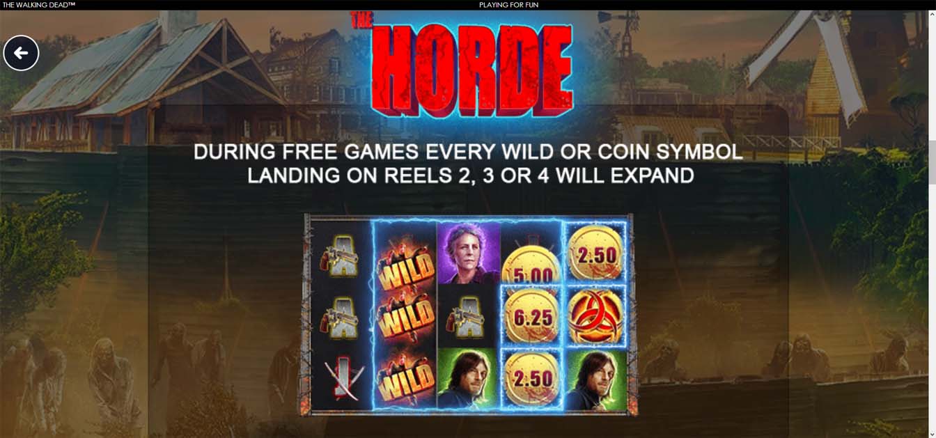 The Walking Dead Slot The Horde