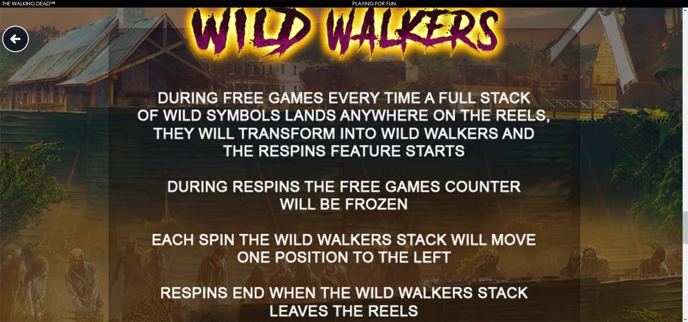 The Walking Dead Slot Wild Walkers