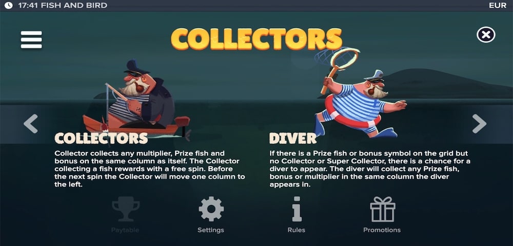 Fish and Bird Slot Game