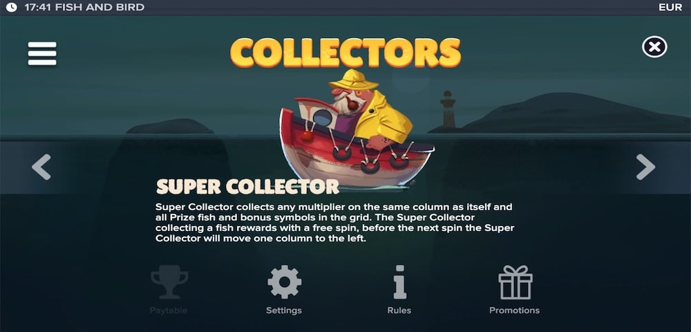 Fish and Bird Slot Game